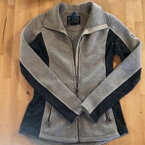 Kuhl zip up sweat shirt, xs